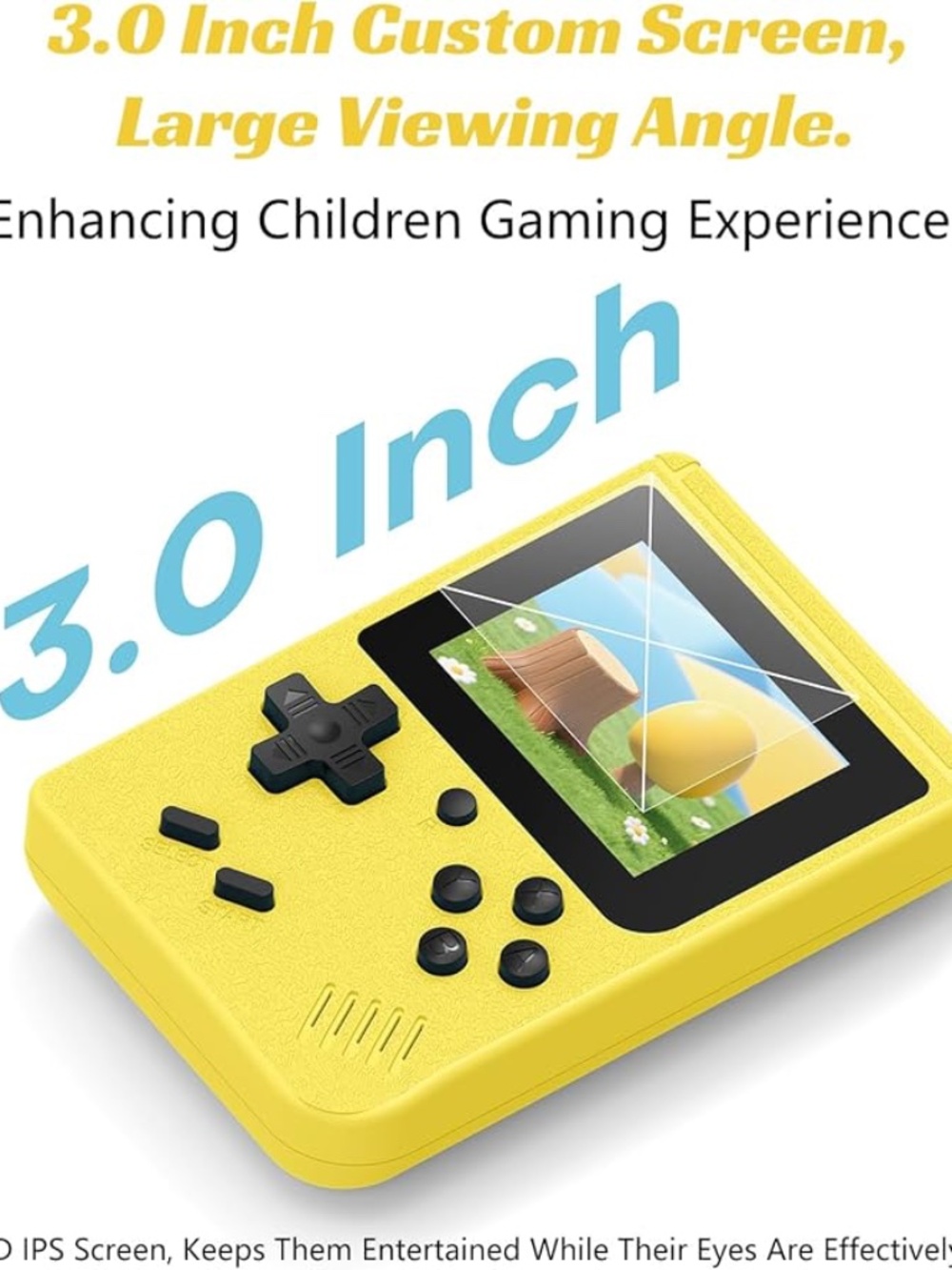 Retro FC Handheld Game Console - Yellow - Picture 13 of 17
